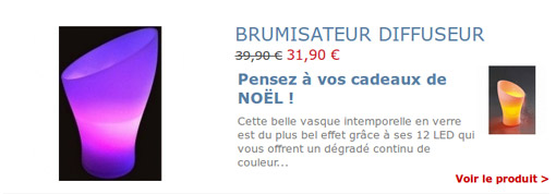 Promotion JFB sur Brumisateur Diffuseur