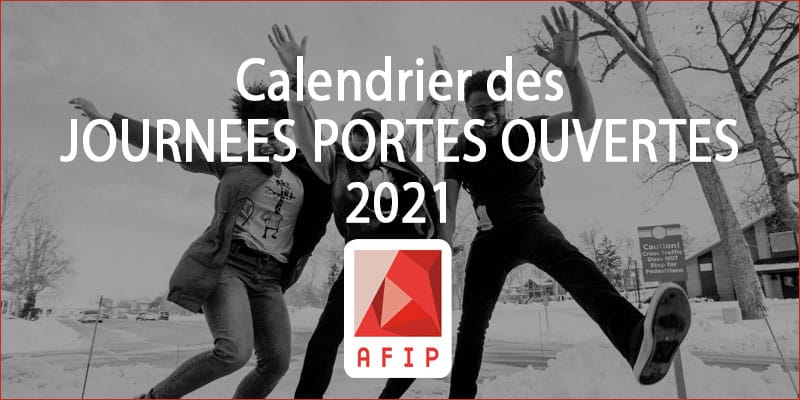 Découvrez les métiers de votre avenir : Journées Portes Ouvertes 2021 AFIP Formation