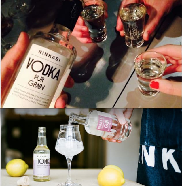 Le gin et la vodka Ninkasi couronnés