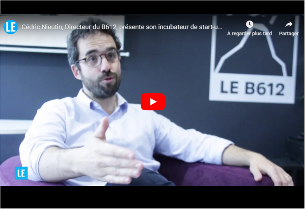 Cédric Nieutin, Directeur, présente l’incubateur B612