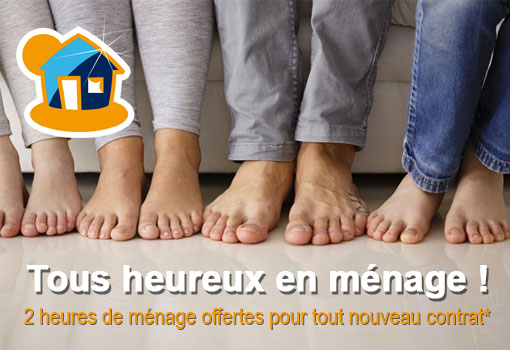 C’est la rentrée : Maison & Services offre 2 heures de ménage pour tout nouveau contrat !