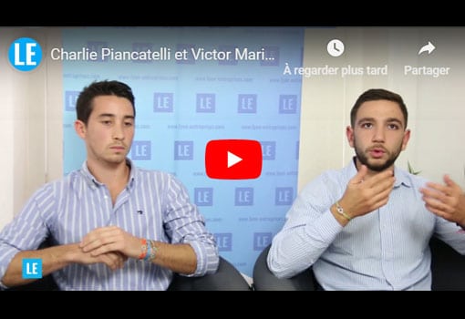 Charlie Piancatelli et Victor Marion présentent DELIGUME société de livraison de produits locaux