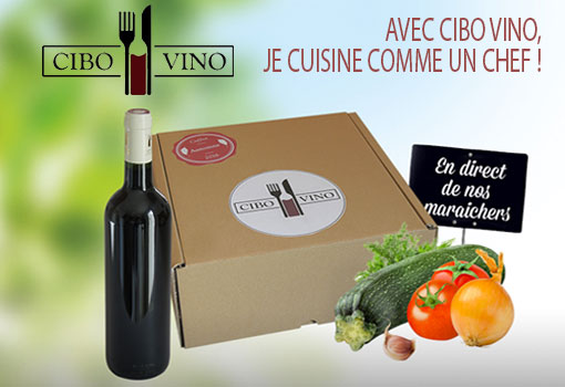 CiboVino met en boite les accords mets & vins et vous les livre en coffrets !