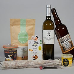 Composition du coffret apéro Blanc CiboVino