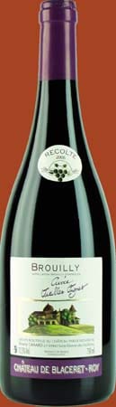 Côte de Brouilly Vin du beaujolais Brouilly Vieilles Vignes