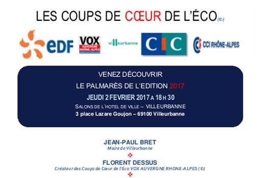 Coups de Cœur de l’Economie de Villeurbanne