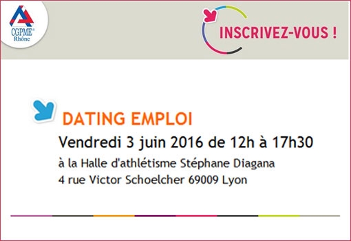 DATING EMPLOI le 03 Juin 2016 [GPME] #emploi