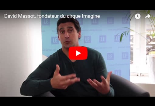 David Massot, fondateur du cirque Imagine