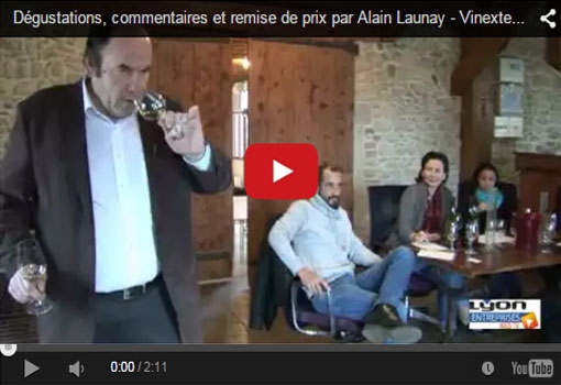 Dégustations, commentaires et remise de prix par Alain Launay – Vinextenso
