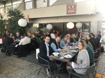 Déjeuner interclub au restaurant AOC Les Halles