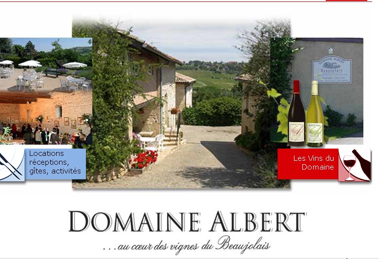 Domaine Albert Au cœur des vignes du Beaujolais…