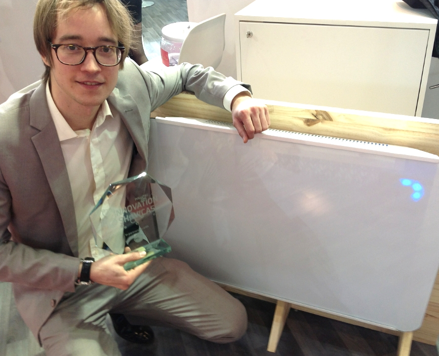 Doté d’une batterie et intelligent: le radiateur de la start-up grenobloise Lancey remporte le prix de l’innovation Pollutec