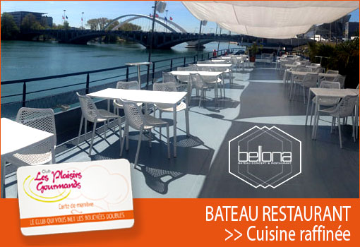 Embarquez à bord du bateau restaurant Le Bellona pour le 92ème Déjeuner Network [Jeudi 20 septembre]