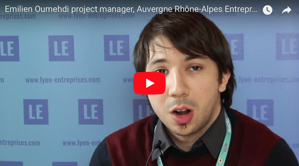Emilien Oumehdi project manager, Auvergne Rhône Alpes Entreprises