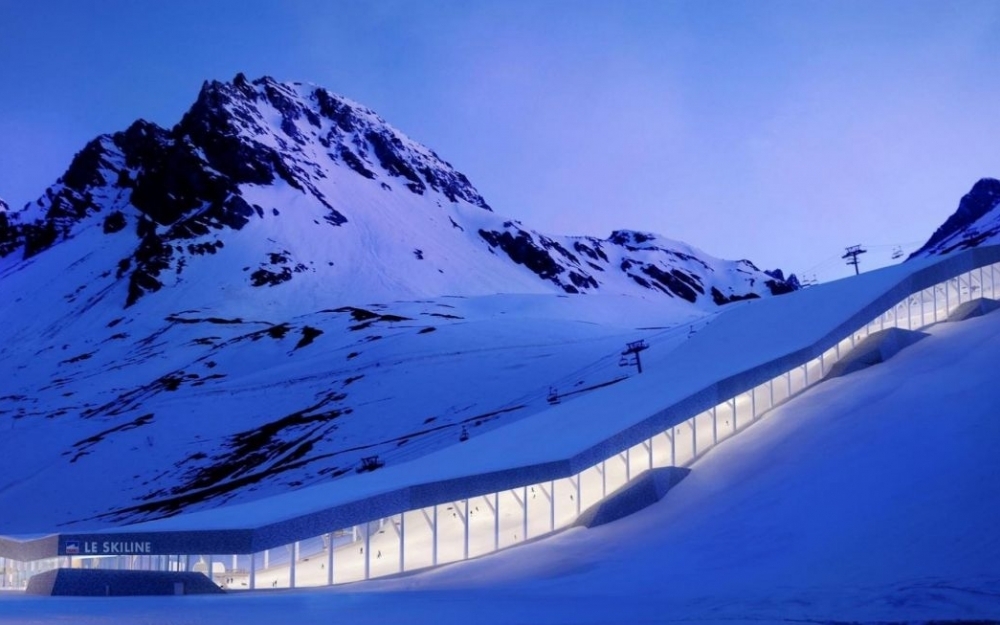 En Savoie, feu vert pour le premier projet régional de piste de ski couverte en station….