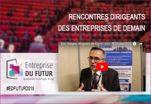 Eric Vergne, dirigeant de Elcom à l’#EDFutur2018