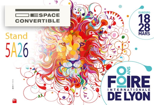 Espace Convertible à la Foire de Lyon du 18 au 28 mars 2016
