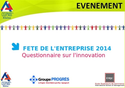 Fête de l’Entreprises 2014 : questionnaire sur l’innovation