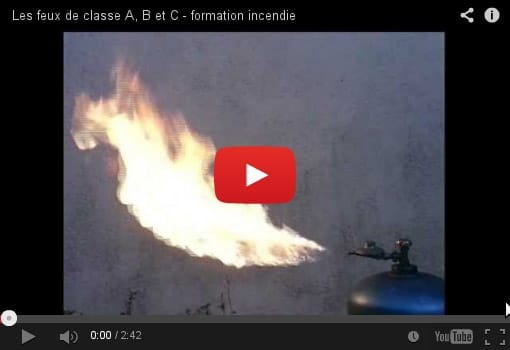 Feux de classes A, B, C – formations incendie