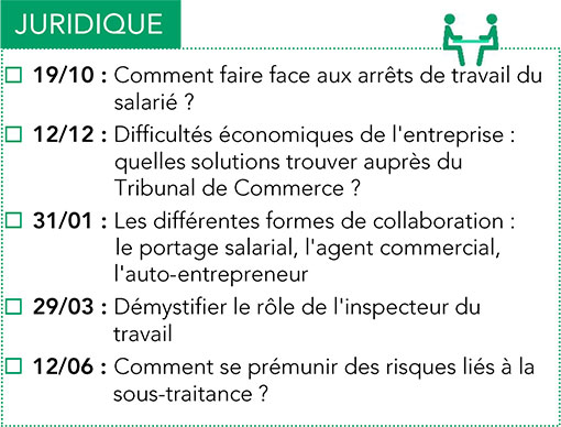 Formations CPME : Juridique 2017 -2018