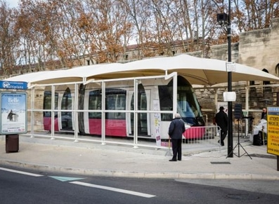 France Abris met à l’abri le futur Tramway d’Avignon