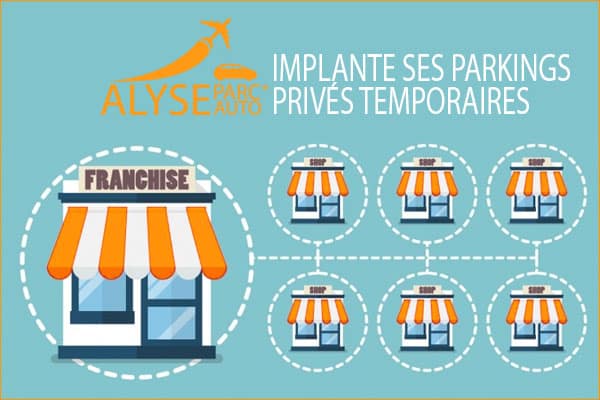 principe de franchise parking privé