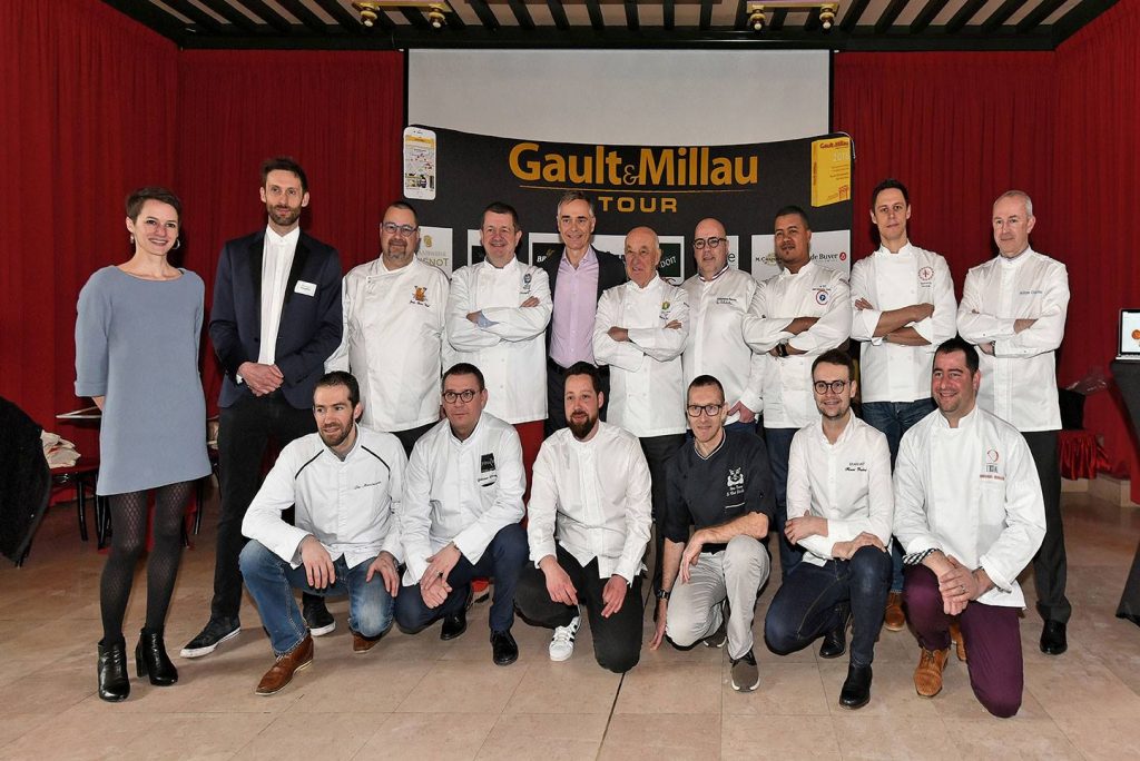 Gault&Millau distinguent à Lyon, Laurent Poulard (Monsieur P.), Arnaud Laverdin (La Bijouterie) et Christophe Marguin (Le Président)