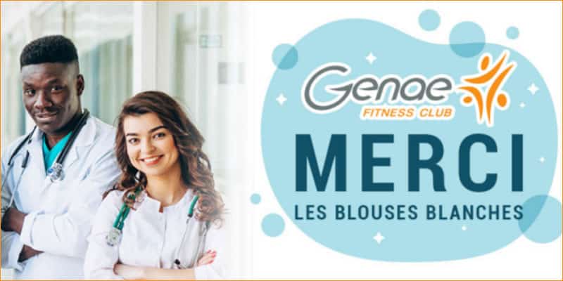 GENAE Fitness Club remercie les Blouses Blanches