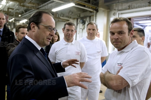 Grand Emprunt : visitant deux entreprises du Nord-Isère, François Hollande annonce une troisième levée de fonds