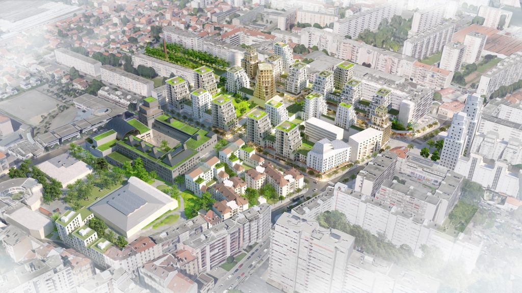 Grande opération d’urbanisme à Villeurbanne : les « Gratte-ciels » puissance2