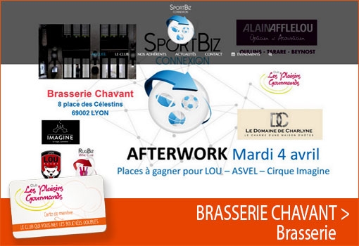 Grande Rencontre Network en After entre Sport Bizz Connexion et le Club des Plaisirs Gourmands à la Brasserie Chavant