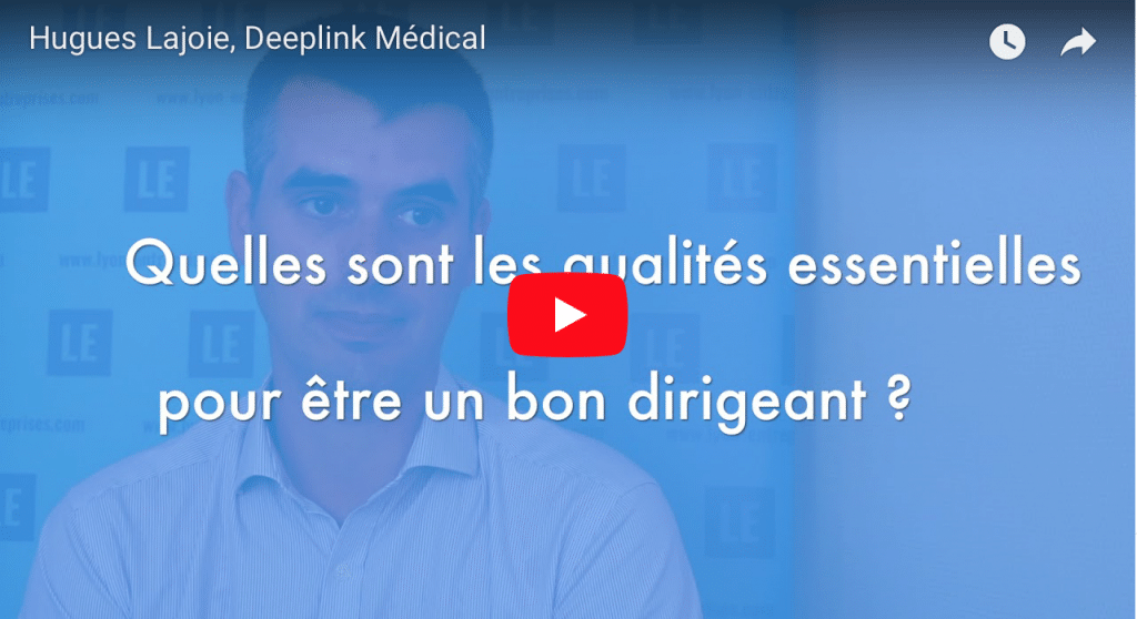 Hugues Lajoie, directeur de Deeplink Médical
