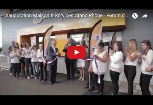 Inauguration du siège de Maison & Services Grand Rhône [vidéo]