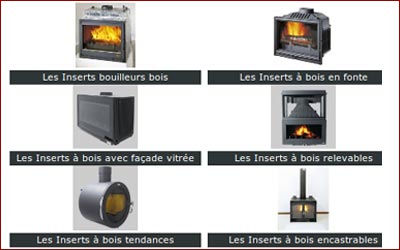 Inserts de cheminées, inserts à bois et à granules