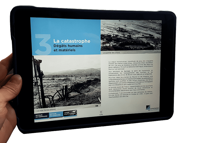 MALPASSET : Un fonds muséographique virtuel sur le barrage de Malpasset [Brèves de com’]