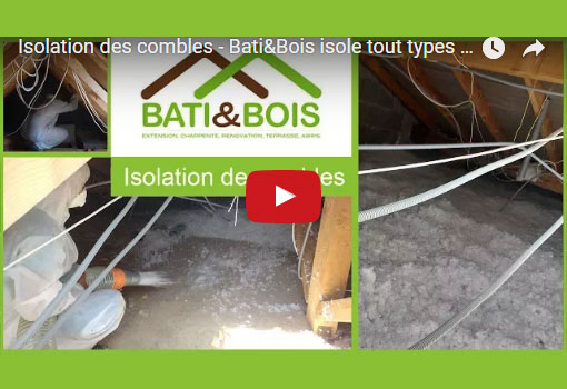 Isolation des combles – Bâti&Bois, spécialistes des charpentes et toitures