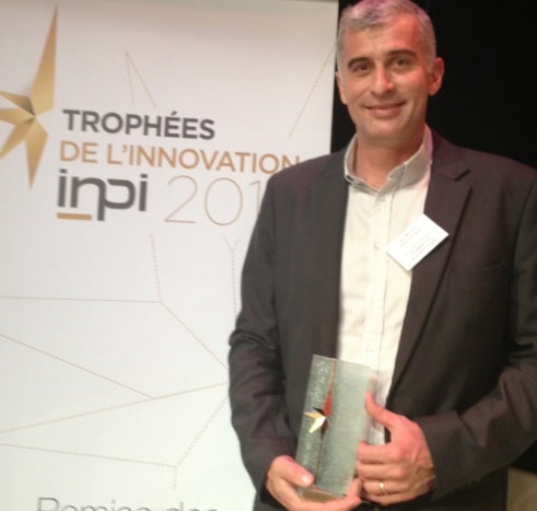 Jean-Philippe Delmotte (Prismaflex) reçoit le Trophée INPI de l’innovation
