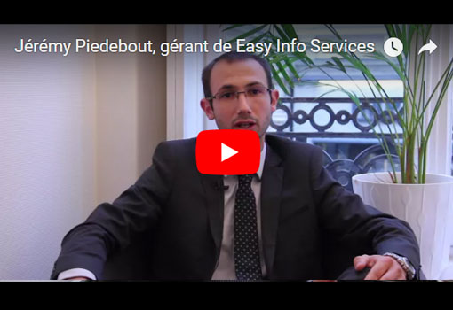 Jérémy Piedebout, gérant de Easy Info Services, dématérialise la donnée papier de l’entreprise