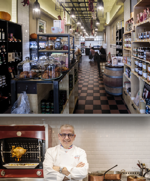 Joseph Viola (Daniel et Denise) ouvre une épicerie-comptoir à Villeurbanne