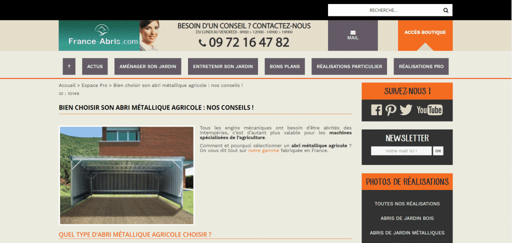 Bien choisir son abri métallique agricole : nos conseils !