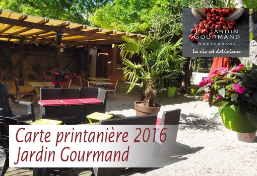 La Carte Printanière fête son arrivée en terrasse au Jardin Gourmand