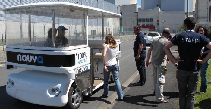 La centrale nucléaire de Civaux, 1er site industriel en Europe à s’équiper de navettes 100 % autonomes, made in Lyon