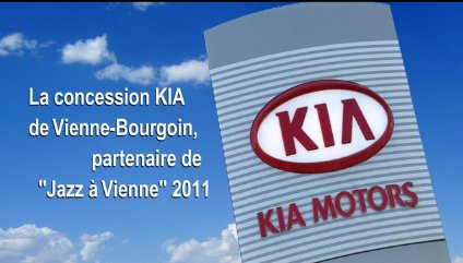 La concession KIA de Vienne-Bourgoin partenaire de « Jazz à Vienne » 2011