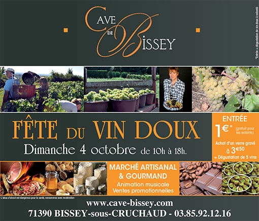 La Fête du Vin doux à la Cave de Bissey le dimanche 04 octobre