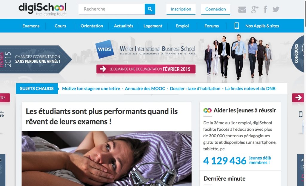 La Lyonnaise Digischool en haut du podium