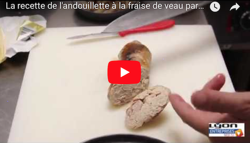 La recette de l’andouillette à la fraise de veau par Bruno Bluntzer