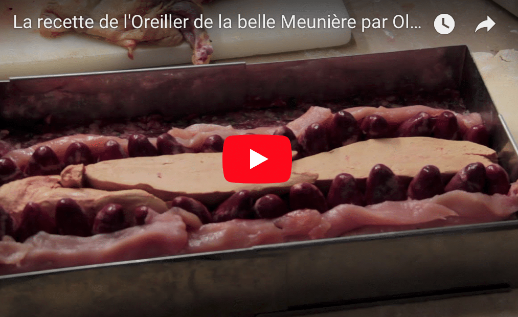 La recette de l’Oreiller de la belle Meunière par Olivier Canal