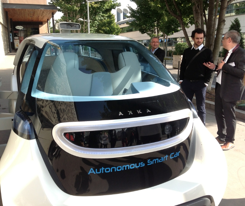 La société d’ingénierie lyonnaise Akka s’offre le véhicule autonome « Link & Go », comme vitrine