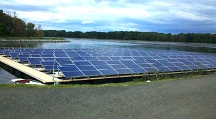 La société rhônalpine Poralu Marine installe un parc solaire photovoltaïque… en mer