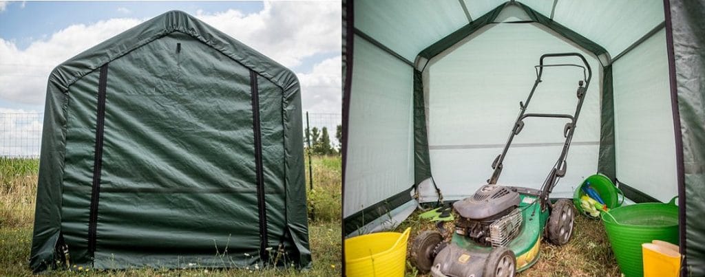 L’abri toile de tente pour une protection saisonnière démontable